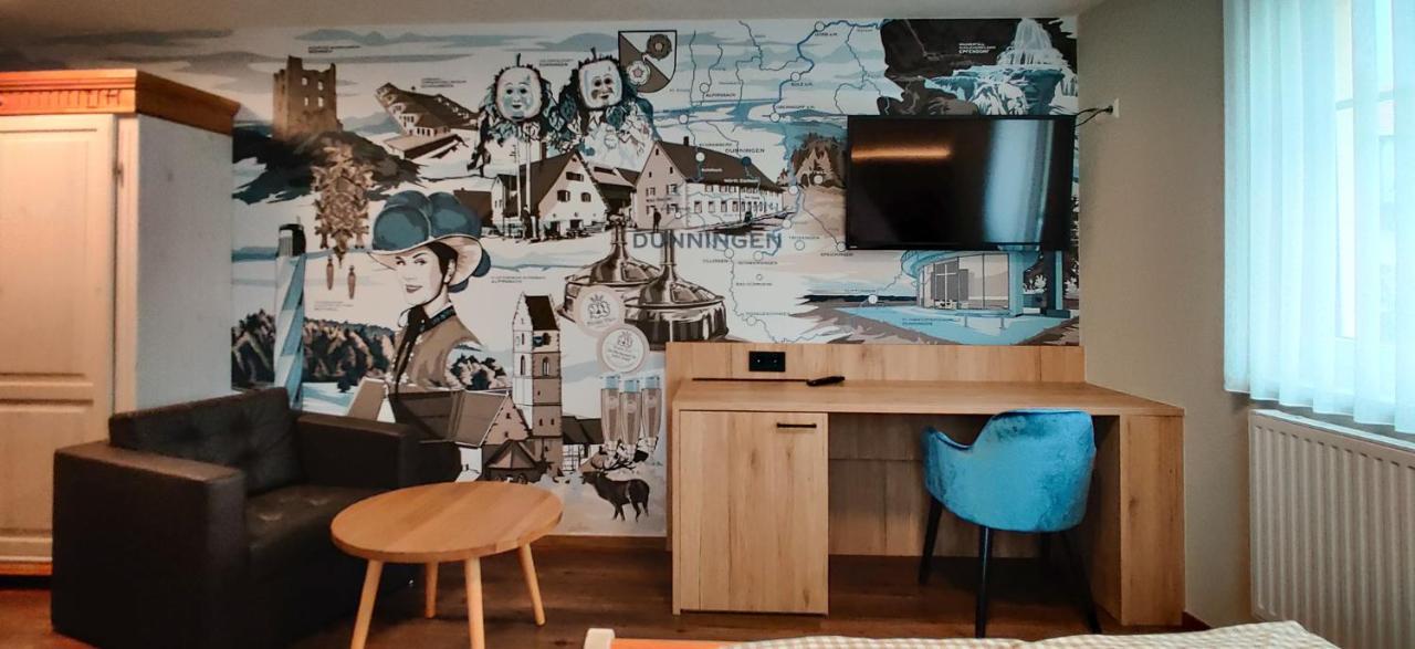 Braustube Wehle Hotell Dunningen Exteriör bild