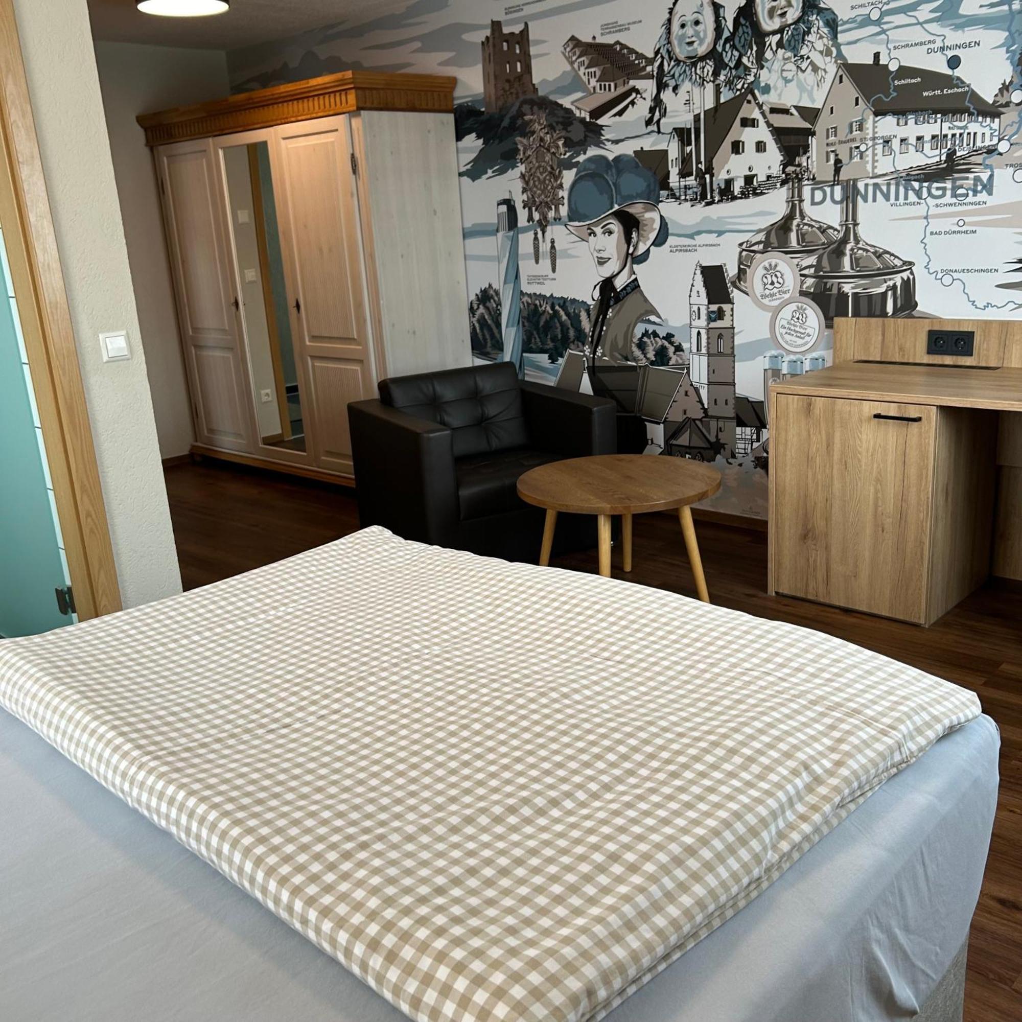 Braustube Wehle Hotell Dunningen Exteriör bild